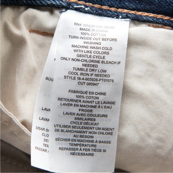 Current / Elliott The Cropped Confidant Jeans Becker Blue Denim Size 31 NWOT - Picture 5 of 7